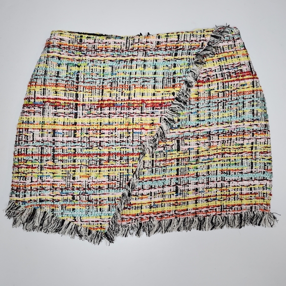 Forever 21 Dresses & Skirts - Forever 21 contemporary colorful tweed mini skirt sz M